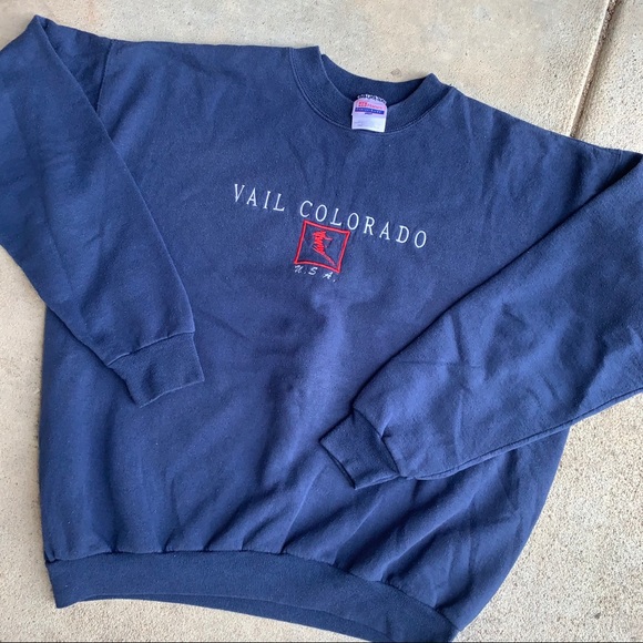 Hanes Other - Vintage Hanes Comfort Blend 
Vail Colorado Ski USA